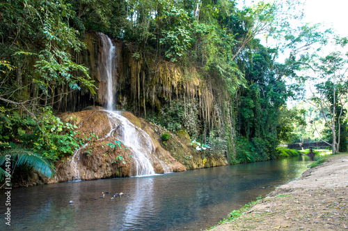Fototapeta Naklejka Na Ścianę i Meble -  Phu Sang waterfall in Phu Sang National Park, Phayao, Thailand