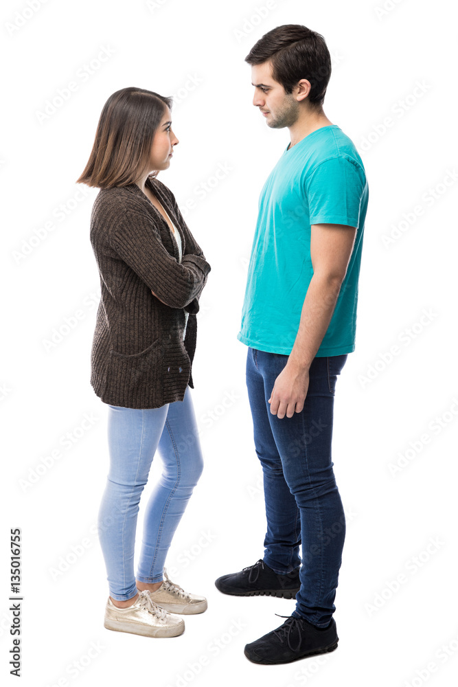 Couple having dating problems Couple having dating problems