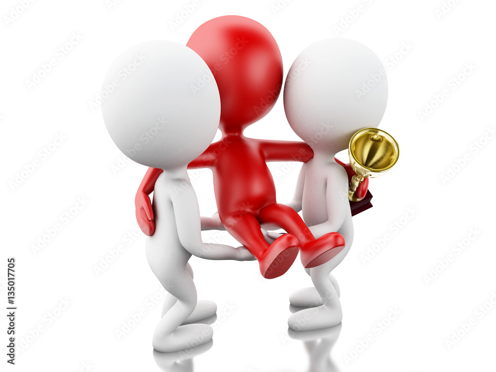 3d team work. Business concept. 3d team work. Business concept.