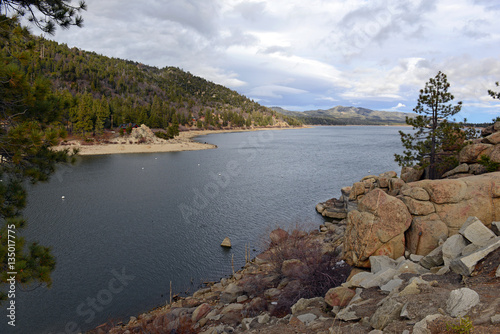 Big Bear Lake, located not far from Los Angeles, California is a popular ski resort and outdoor recreation destination