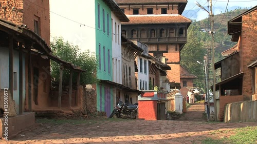 Street in Nuwakot, Nepal photo