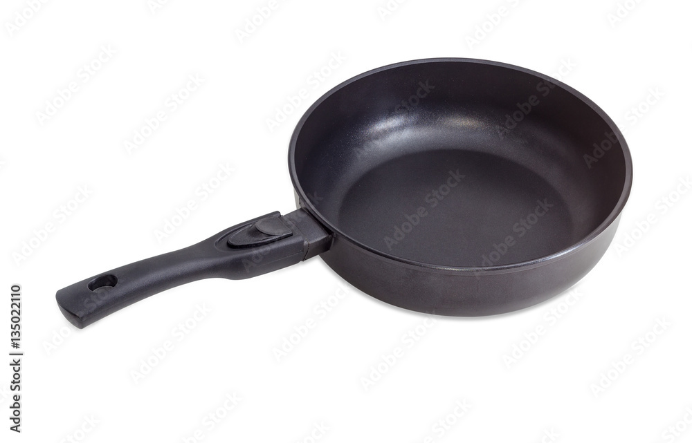 Frying pan with ceramic non-stick coating and removable handle Frying pan with ceramic non-stick coating and removable handle