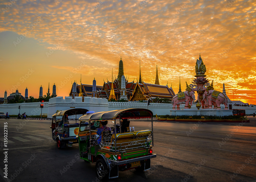 Obraz premium Tuk tuk w Bangkoku