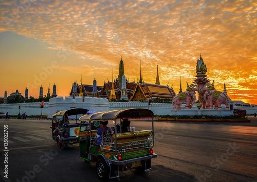 Tuk tuk  in Bangkok photo