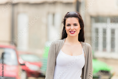 Urban girl posing outdoors. Free Download Urban girl posing outdoors. - GFXLoad