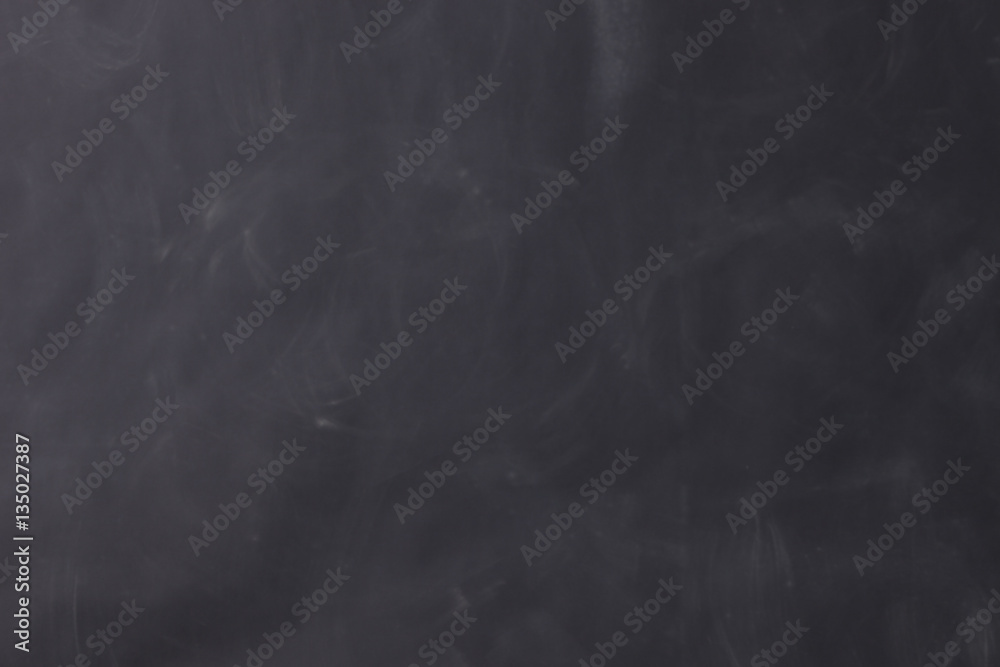 Naklejka premium Dark Chalkboard Blackboard with Erased Chalk Residue