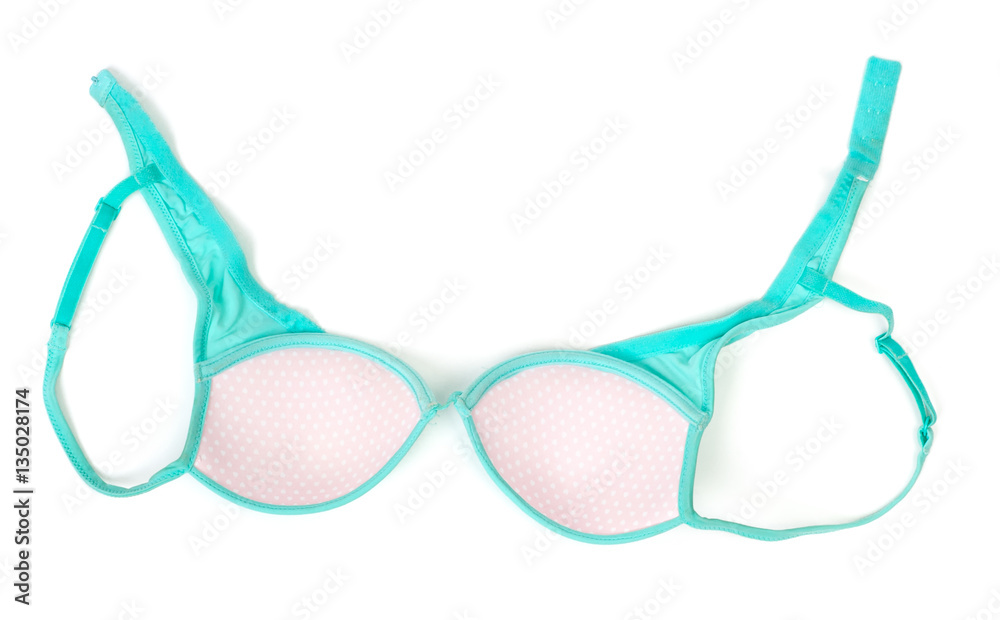 Bright brassiere isolated Bright brassiere isolated