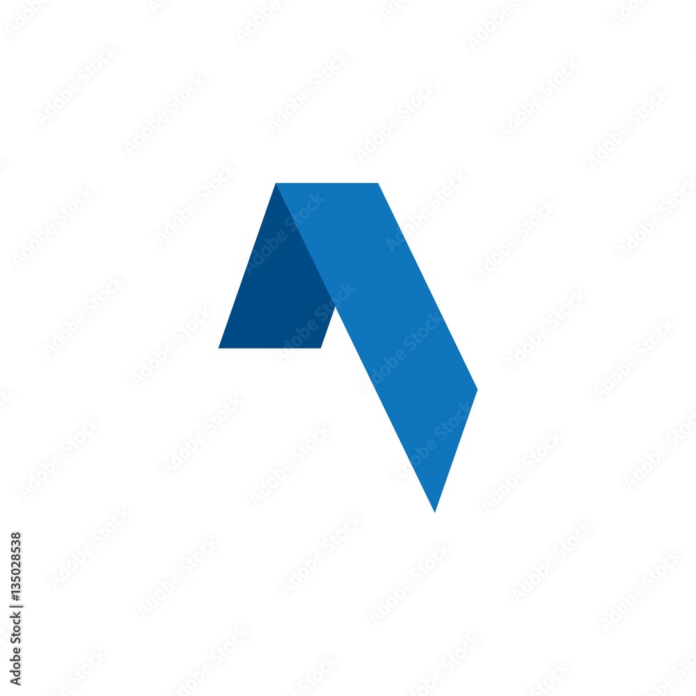 Triangle A Letter Initial Logo Vector Triangle A Letter Initial Logo Vector