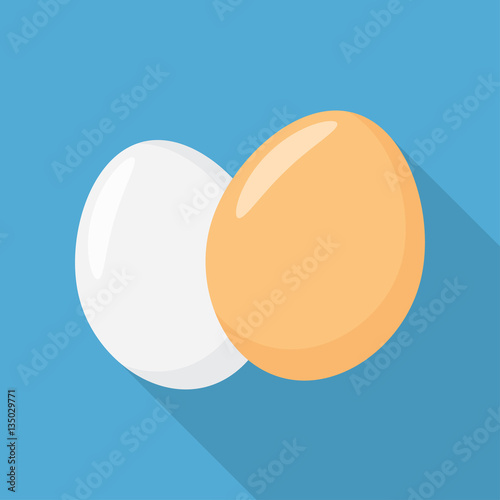 Eggs Flat Icon