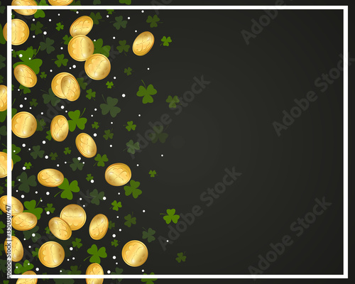 Fototapeta Naklejka Na Ścianę i Meble -  Vector Illustration of a St. Patrick's Day Design