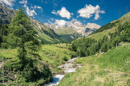 Mountain landscape switzerland