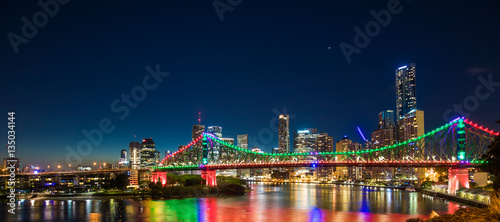  Panoramic areal image of Brisbane © Martin Valigursky