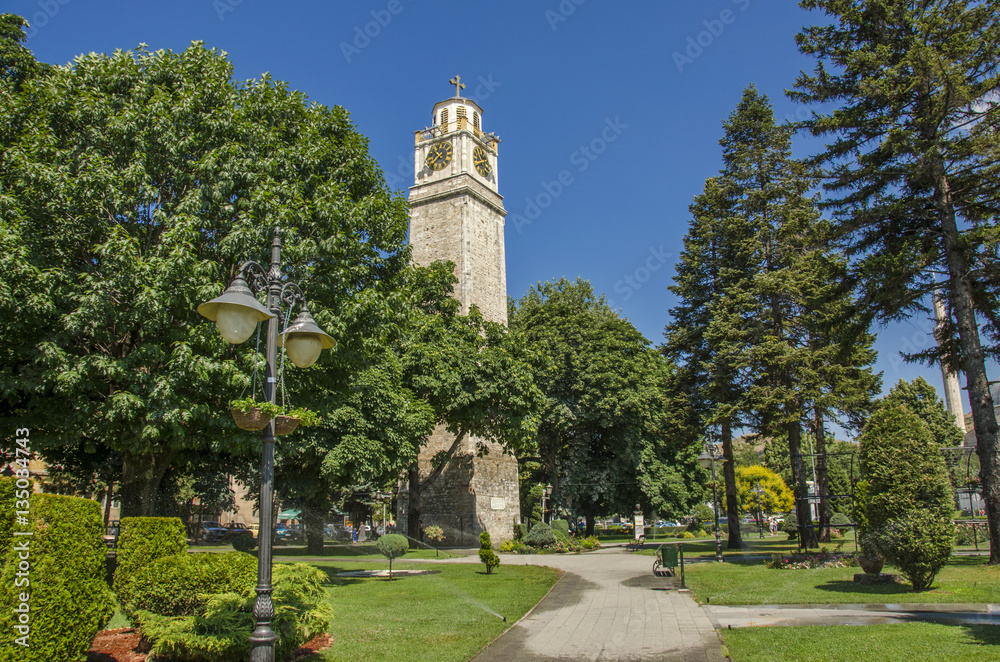 Naklejka premium Clock Tower in Bitola, Macedonia