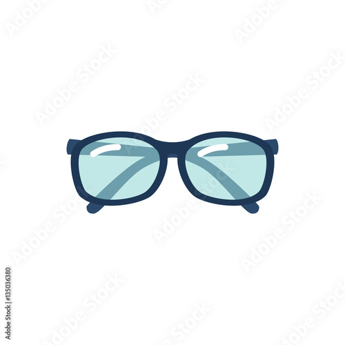  Glasses Icon on white background. Vector flat illustration.