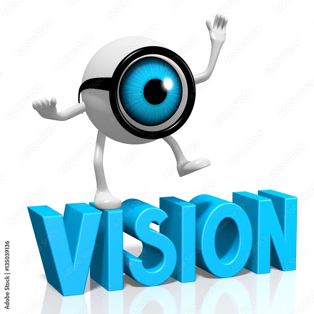 3D vision concept 3D vision concept