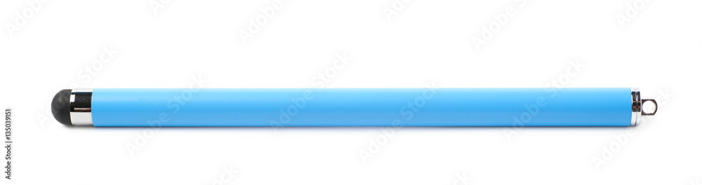 Pen shaped stylus isolated Pen shaped stylus isolated