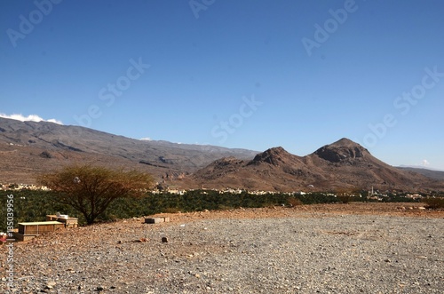 Vue panoramique sur Al Hamra (Oman)
