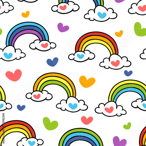 doodle rainbow