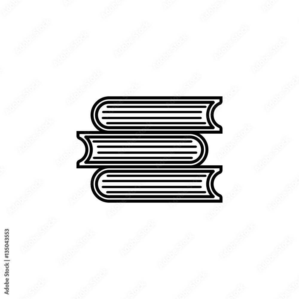 Books line icon, education and school element, library vector graphics, a linear pattern on a white background, eps 10. Books line icon, education and school element, library vector graphics, a linear pattern on a white background, eps 10.