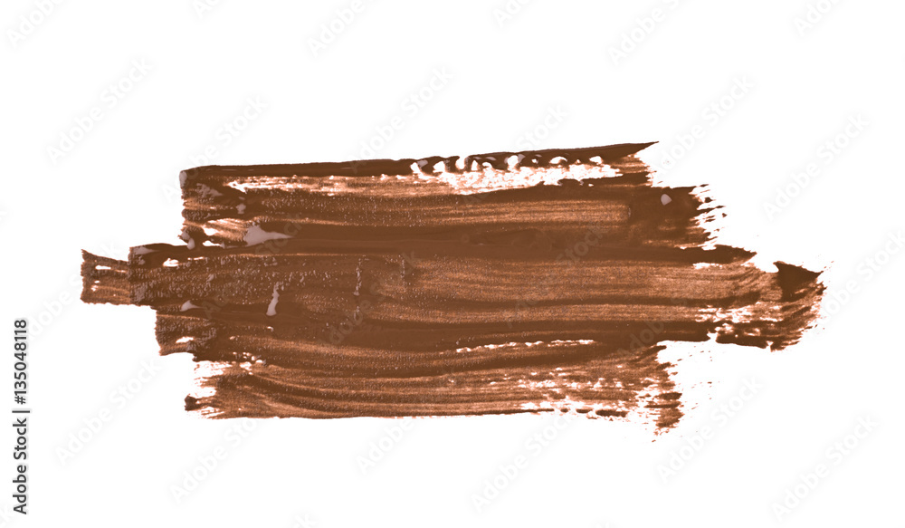 Naklejka premium Smudged splash of paint isolated