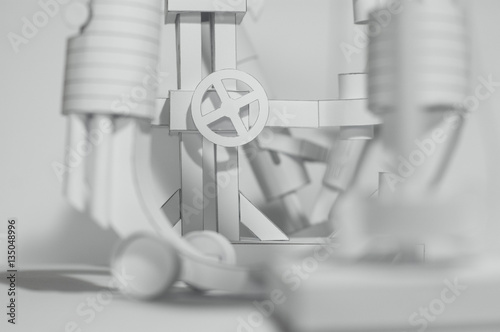 Abstract 3D paper