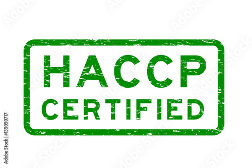 Grunge green HACCP (Hazard Analysis and Critical Control Point)
