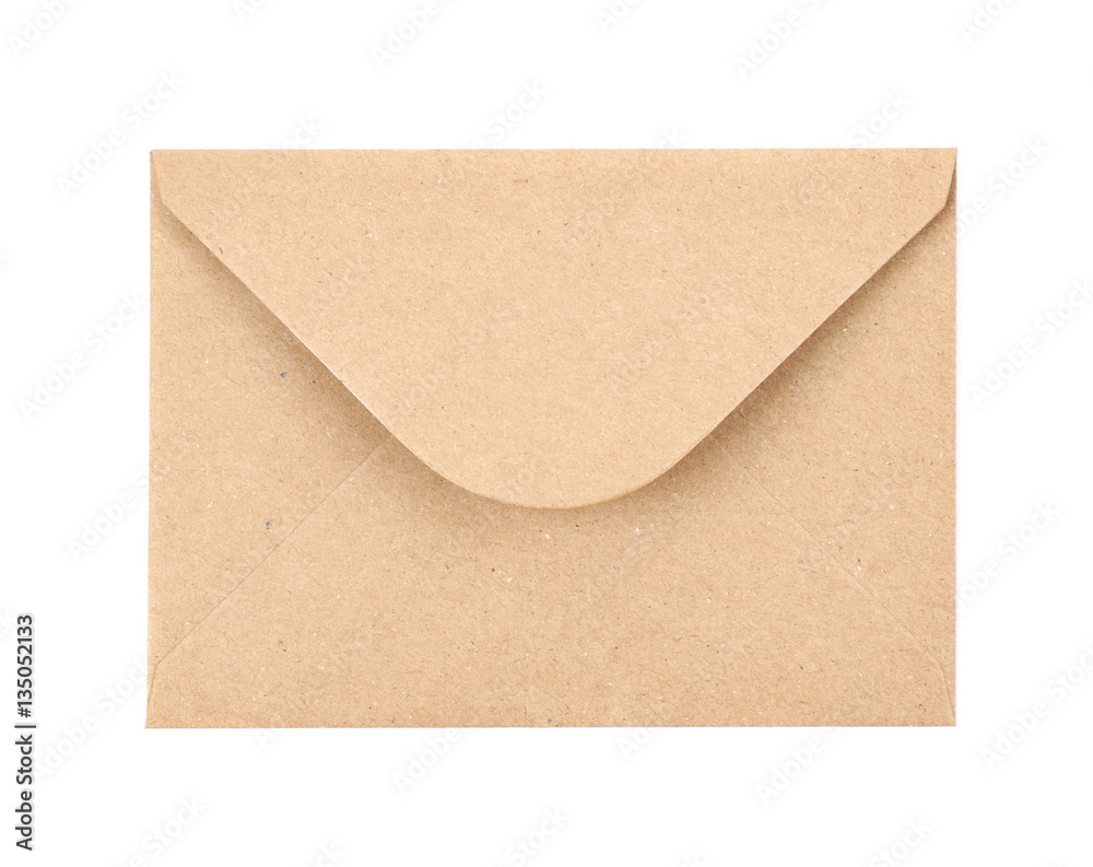 Envelope made of recycled paper Envelope made of recycled paper