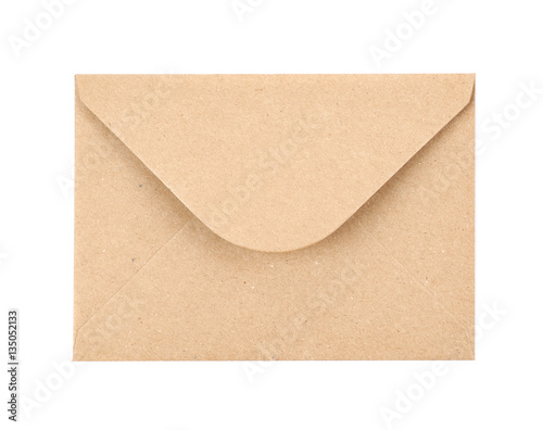 Envelope made of recycled paper