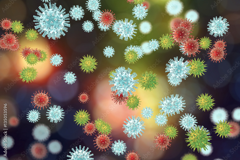 Viruses of different shapes Viruses of different shapes