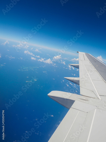 飛行機からの風景