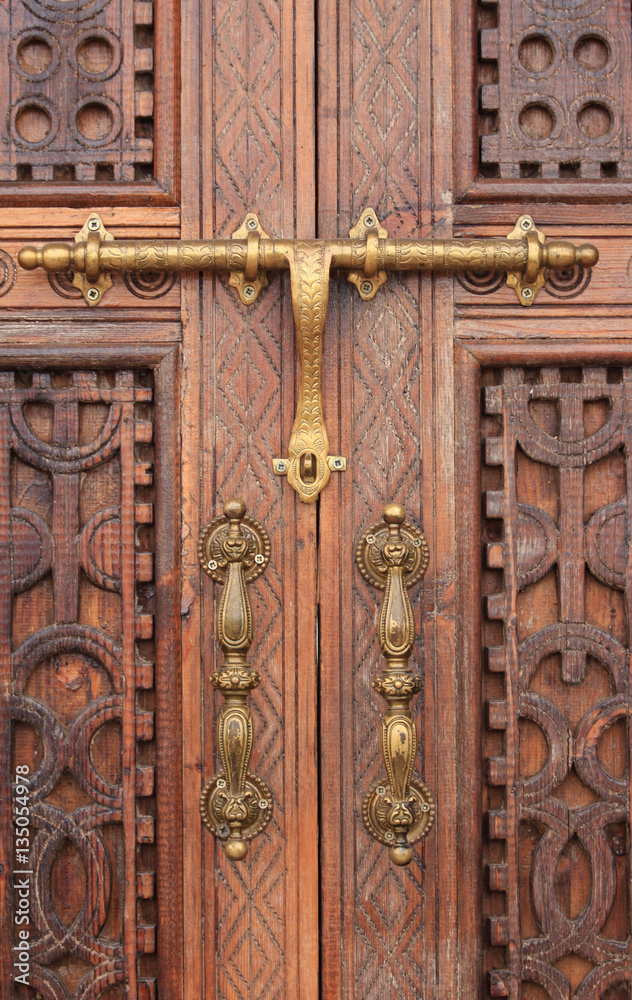 Moroccan antique wood texture door,national metal bolts Moroccan antique wood texture door,national metal bolts