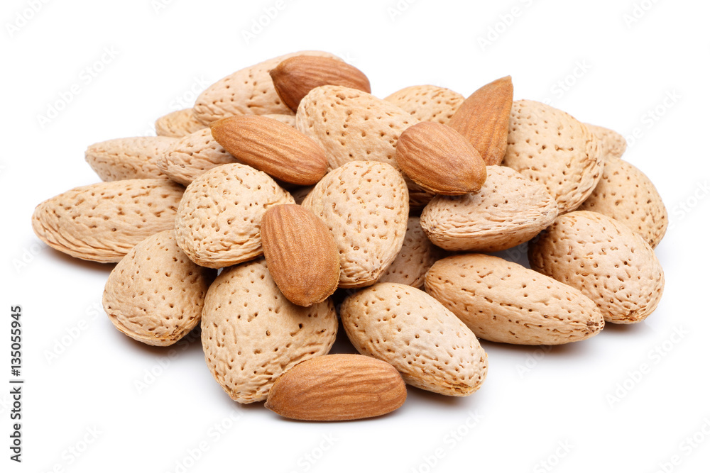 Almond nut isolated Almond nut isolated