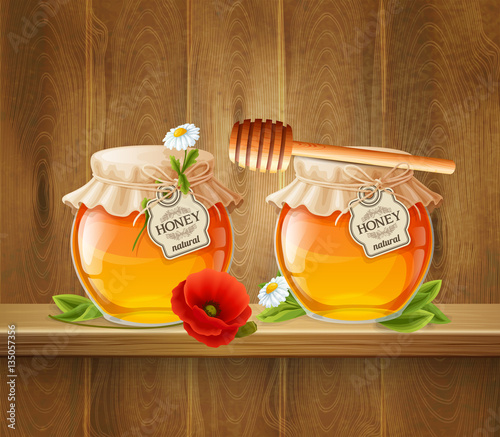 Two Jar Of Honey Composition