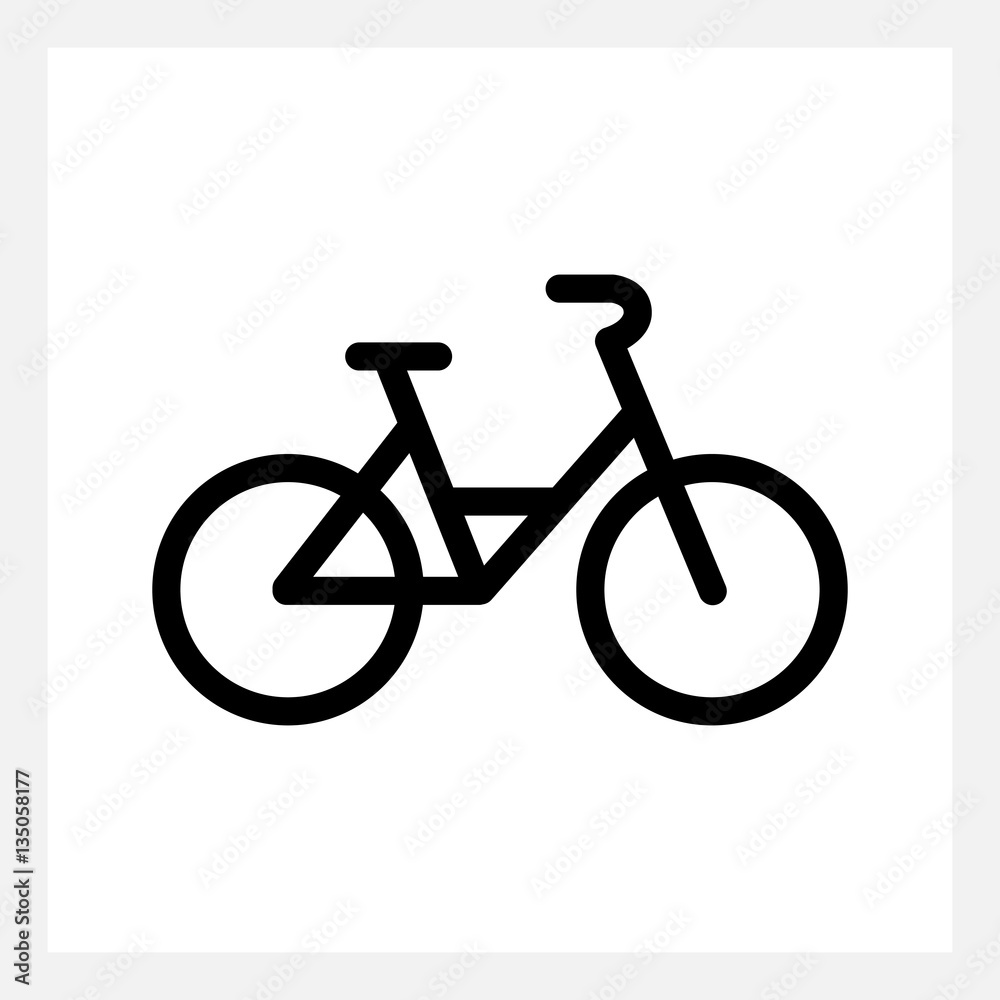 Fototapeta premium City Bike Icon