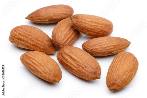 Almond nut isolated