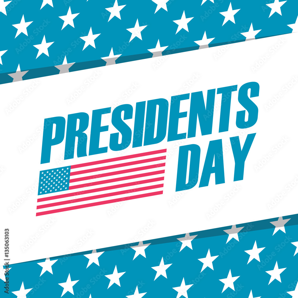 Presidents day background. Vector illustration.