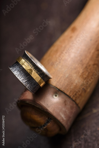 Handmade silver spinner ring_the workshop collection 