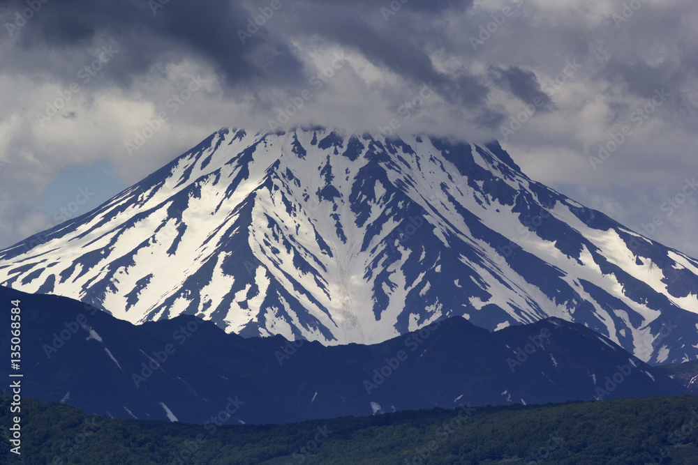 Volcano Vilyuchinsky . Kamchatka, Russia