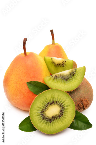 Kiwi and pear