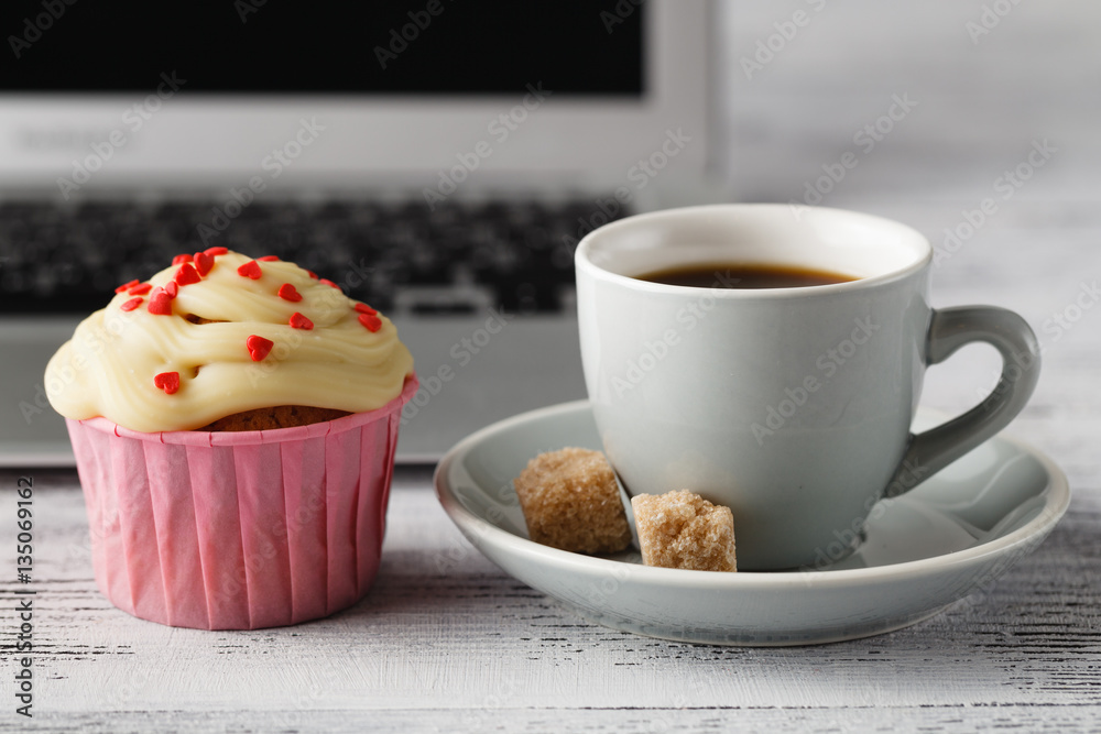 Small gift for coffee in office workplace