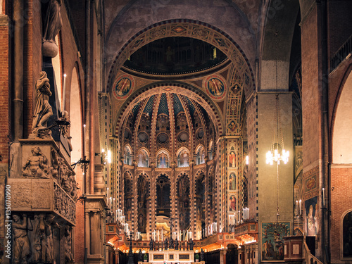 Interior of the Basilica of Saint Anthony of Padua.
