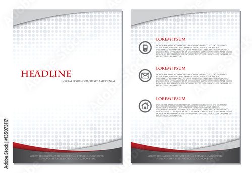 Modern Brochure design template vector