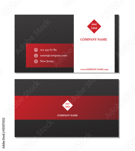 Elegant Business card template vector