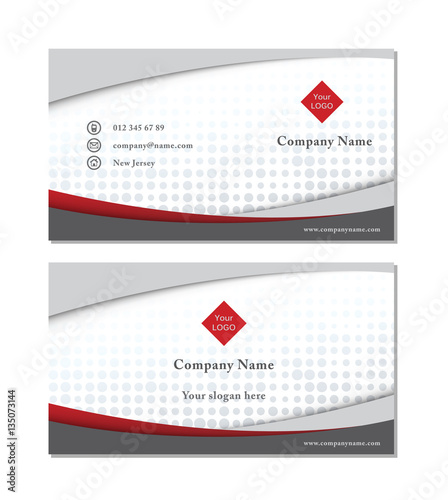 Elegant Business card template vector