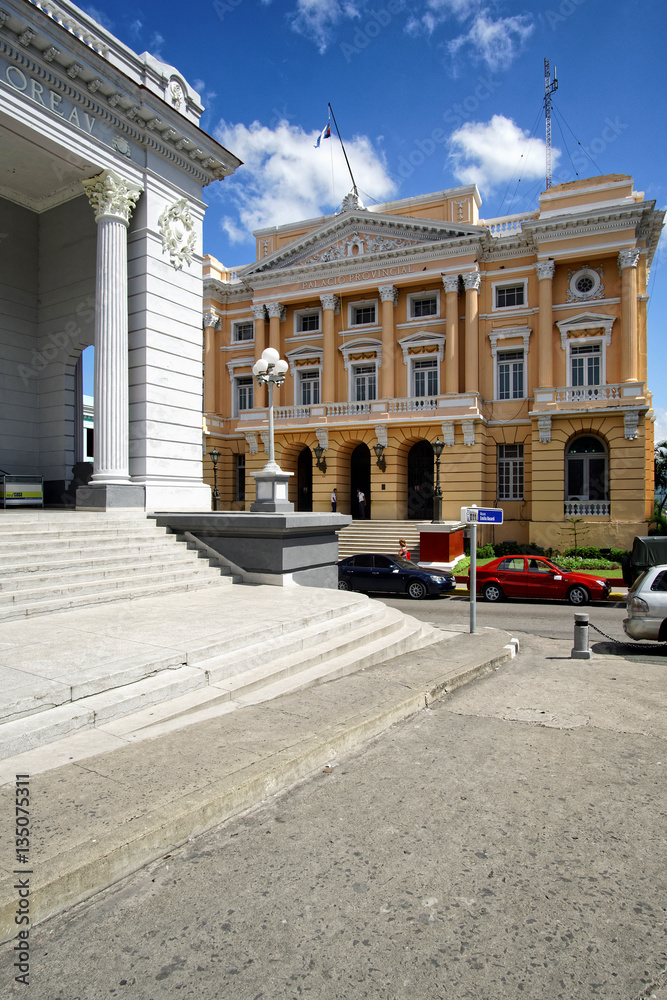 Fototapeta premium Palacio Provincial, Sitz der Provinzregierung, Santiago de Cuba, Kuba