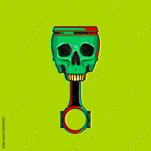 skull piston