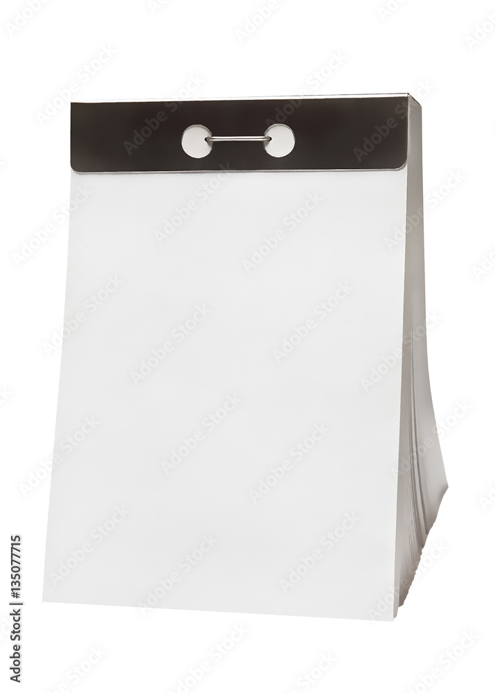 Tear-off calendar on a white background. Tear-off calendar on a white background.