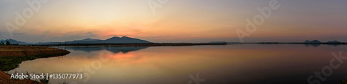Lake view in sunset time © rukawajung