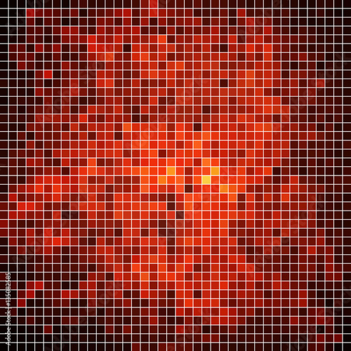 abstract vector square pixel mosaic background