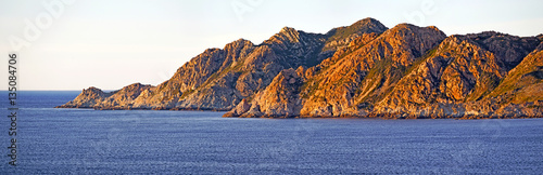 Agriates coastline in northern Corsica